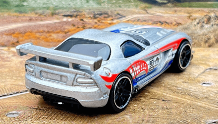 Машинка Базова Hot Wheels Dodge Viper SRT10 ACR Exotics 1:64 HTC27 Silver - Retromagaz, image 2