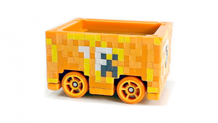 Машинка Базова Hot Wheels Minecraft Minecart Screen Time 1:64 GRX95 Orange - Retromagaz, image 3