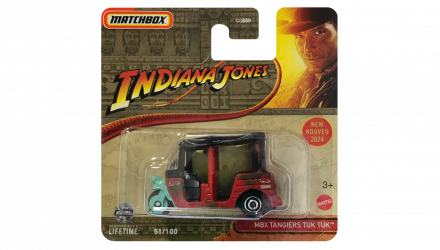 Машинка Велике Місто Matchbox Tangiers Tuk Tuk Indiana Jones Roadtrip 1:64 HVL03/HVN31 Red - Retromagaz, image 5