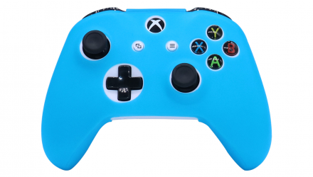 Чехол Силиконовый RMC Xbox One Glowing in Dark Neon Blue Новый - Retromagaz, image 1