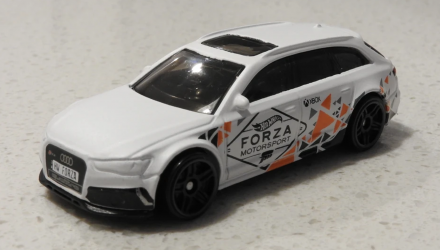 Тематическая Машинка Hot Wheels '17 Audi RS 6 Avant Forza Motorsport 1:64 GJV69 White - Retromagaz, image 2