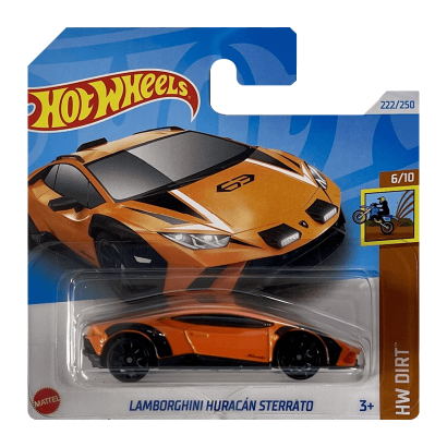 Машинка Базовая Hot Wheels Lamborghini Huracán Sterrato Dirt 1:64 HRY87 Orange - Retromagaz