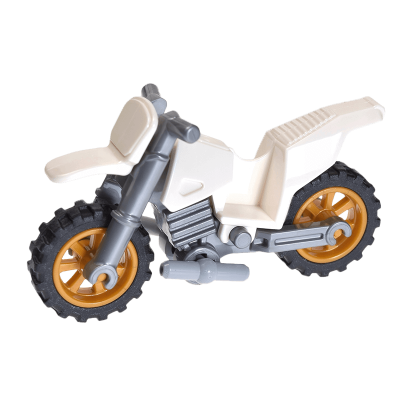 Транспорт Lego Мотоцикл Dirt Bike 50860c04 6055651 White Б/У - Retromagaz