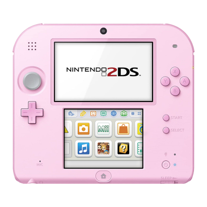 Консоль Nintendo 2DS Модифікована 32GB Pink + 10 Вбудованих Ігор Б/У - Retromagaz