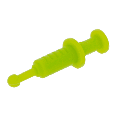 Другое Lego Syringe 87989 4654583 6086765 Lime 4шт Б/У - Retromagaz