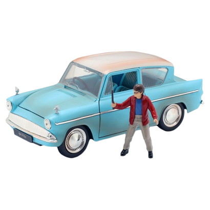 Машинка Jada 1959 Ford Anglia з Фігуркою Harry Potter 1:24 Blue - Retromagaz