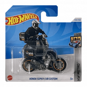 Машинка Базова Hot Wheels Honda Super Cub Custom Treasure Hunts Metro 1:64 HTF23 Grey - Retromagaz