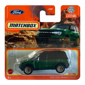 Машинка Большой Город Matchbox 2022 Ford Bronco Sport Adventure 1:64 HVN67 Green