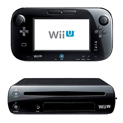 Консоль Nintendo Wii U Модифікована 96GB Black + 10 Вбудованих Ігор Б/У - Retromagaz