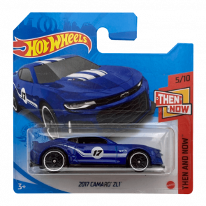 Машинка Базова Hot Wheels 2017 Camaro ZL1 Then and Now 1:64 GTC76 Blue - Retromagaz