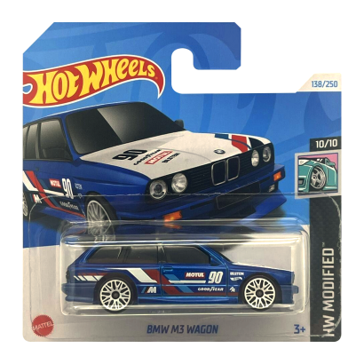 Машинка Базова Hot Wheels BMW M3 Wagon Modified 1:64 HRY67 Blue - Retromagaz