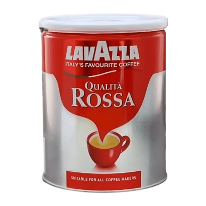 Кофе Молотый Lavazza Qualita Rossa Оригинал Ж/б 250g - Retromagaz