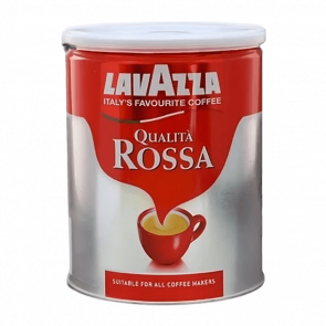 Кофе Молотый Lavazza Qualita Rossa Оригинал Ж/б 250g - Retromagaz