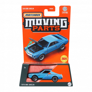 Тематическая Машинка Matchbox 1970 AMC Javelin Moving Parts 1:64 FWD28/HVM76 Blue - Retromagaz