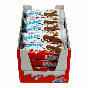 Упаковка Kinder Бисквитов Kinder  20 шт Delice с Молочной Начинкой 39 г 780g - Retromagaz