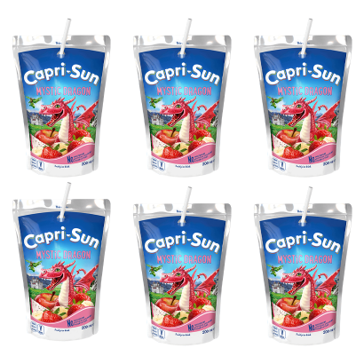 Набор Напиток Соковый Capri-Sun Mystic Dragon 200ml 6шт - Retromagaz