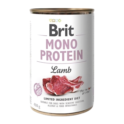 Влажный Корм для Собак Brit Care Mono Protein Ягненок 400g - Retromagaz