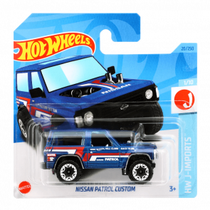 Машинка Базовая Hot Wheels Nissan Patrol Custom J-Imports 1:64 HKK61 Blue