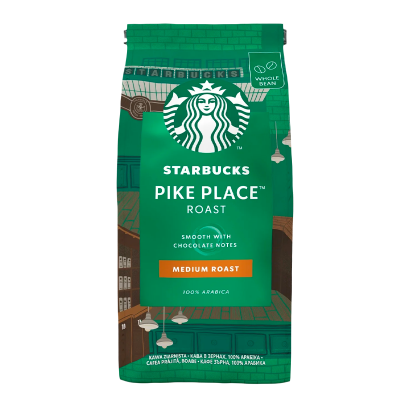 Кофе в Зернах Starbucks Pike Place Roast 200g - Retromagaz