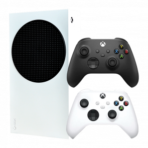 Набір Консоль Microsoft Xbox Series S 512GB White Б/У  + Геймпад Бездротовий Version 4 Black