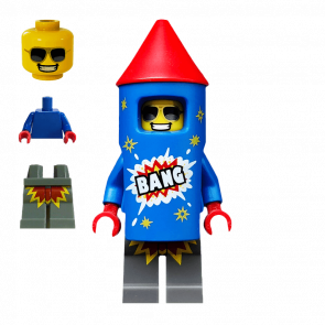 Фігурка Lego Series 18 Firework Guy Collectible Minifigures col316 Б/У