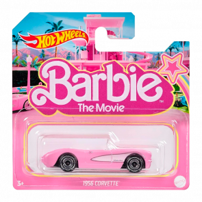 Машинка Базовая Hot Wheels 1956 Corvette Barbie The Movie 1:64 HPR54 Pink - Retromagaz