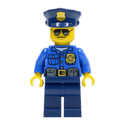 Фигурка Lego Police 973pb1551 Officer Gold Badge City cty0450 1 Б/У - Retromagaz