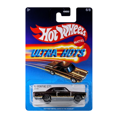 Тематична Машинка Hot Wheels '65 Pontiac GTO Ultra Hots 1:64 JBY65 Brown - Retromagaz