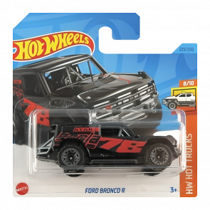 Машинка Базова Hot Wheels Ford Bronco R Hot Trucks 1:64 HKJ04 Black - Retromagaz