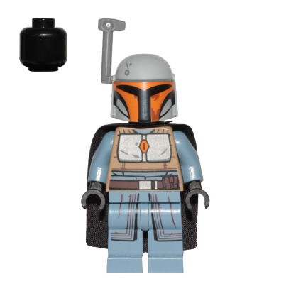 Фігурка Lego Інше Mandalorian Tribe Warrior Female Black Cape Star Wars sw1077 Б/У - Retromagaz