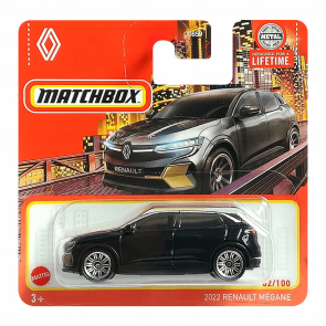 Машинка Большой Город Matchbox 2022 Renault Megane Metro 1:64 HVN75 Dark Blue