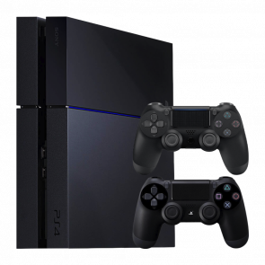 Набор Консоль Sony PlayStation 4 CUH-10-11хх 500GB Black Б/У  + Геймпад Беспроводной RMC DoubleShock 4 - Retromagaz