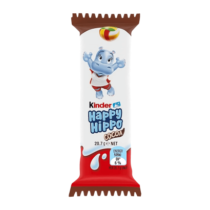 Батончик Kinder Happy Hippo Cocoa 1 Pieces 20.7g - Retromagaz