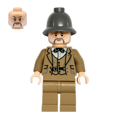 Фигурка Lego Indiana Jones Professor Henry Jones Sr. Dark Grey Helmet Films iaj047 Б/У - Retromagaz