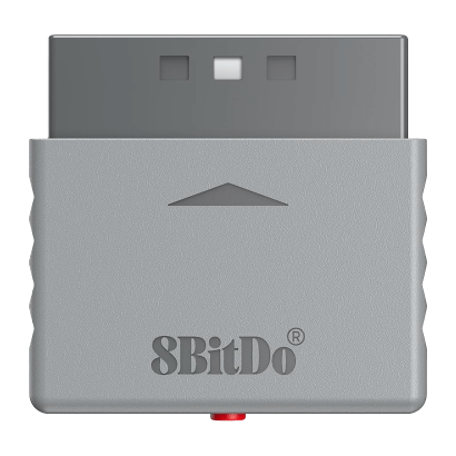 Адаптер 8BitDo PlayStation 2 1 Retro Receiver для Геймпадів PlayStation 5 4 3 Xbox Series One Switch Grey Новий - Retromagaz