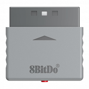 Адаптер 8BitDo PlayStation 2 1 Retro Receiver для Геймпадів PlayStation 5 4 3 Xbox Series One Switch Grey Новий - Retromagaz