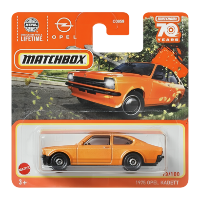 Машинка Большой Город Matchbox Opel 1975 Opel Kadett Highway 1:64 HLC86/HKW72 Orange - Retromagaz