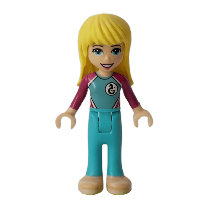 Фигурка Lego Girl Stephanie Medium Azure and Magenta Friends frnd321 2 Б/У - Retromagaz