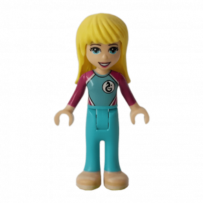 Фигурка Lego Girl Stephanie Medium Azure and Magenta Friends frnd321 2 Б/У - Retromagaz