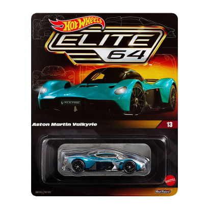 Машинка Premium Hot Wheels Aston Martin Valkyrie Elite 64 1:64 HWR91 Blue - Retromagaz