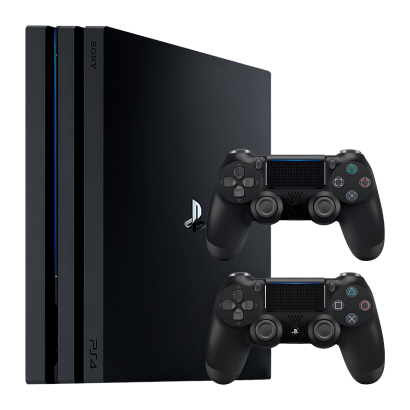 Набір Консоль Sony PlayStation 4 Pro CUH-70-71xx 1TB Black Б/У  + Геймпад Бездротовий RMC DoubleShock 4 - Retromagaz