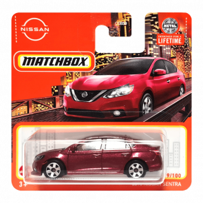 Машинка Большой Город Matchbox 2016 Nissan Sentra Metro 1:64 HVN58 Red - Retromagaz