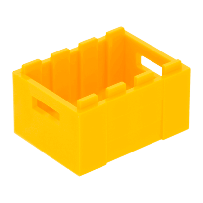 Емкость Lego 2шт Crate 2/3 3 x 4 x 1 30150 4599378 Yellow Б/У - Retromagaz