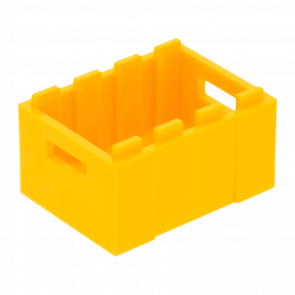 Емкость Lego 2шт Crate 2/3 3 x 4 x 1 30150 4599378 Yellow Б/У - Retromagaz