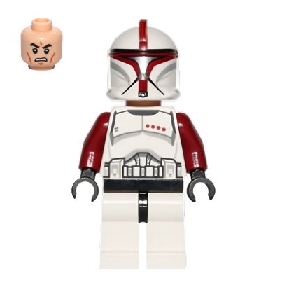 Фігурка Lego Республіка Clone Trooper Captain Phase 1 Star Wars sw0492 Б/У - Retromagaz