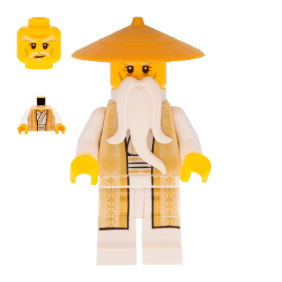 Фігурка Lego Інше Wu Sensei Gold Tan Robe Ninjago njo168 Б/У - Retromagaz