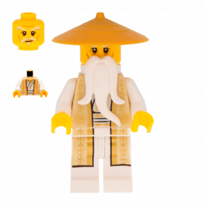 Фігурка Lego Інше Wu Sensei Gold Tan Robe Ninjago njo168 Б/У - Retromagaz