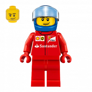 Фигурка Lego Speed Champions Ferrari Pit Crew Member 1 Scooter Driver Другое sc013 Б/У - Retromagaz