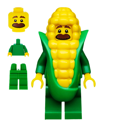 Фігурка Lego Series 17 Corn Cob Guy Collectible Minifigures col289 Б/У - Retromagaz