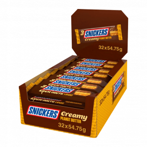 Набор Батончик Snickers с Арахисовым Маслом 54,75g 32шт - Retromagaz